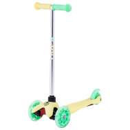 Самокат 3-колесный Zippy 3D, 120/80 мм, желтый, фото 1