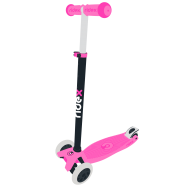 Самокат 3-колесный Snappy 2.0 3D 120/80 мм, розовый, фото 1
