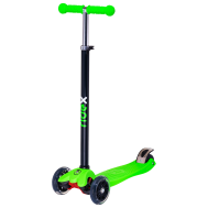 Самокат 3-колесный Snappy 3D, 120/80 мм, зеленый, фото 1