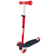 Самокат 3-колесный Snappy 2.0 3D 120/80 мм, черный/красный, фото 1