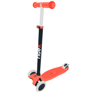 Самокат 3-колесный Snappy 2.0 3D 120/80 мм, красный, фото 1