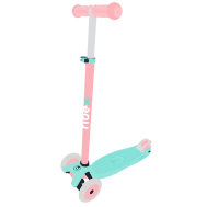 Самокат 3-колесный Snappy 2.0 3D 120/80 мм, мятный/розовый, фото 1
