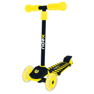 Самокат 3-колесный Spike 3D 120/100 мм, желтый, фото 1
