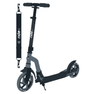 Самокат 2-колесный Pulse 200/180 мм, серый, фото 1