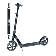 Самокат 2-колесный Adept 200 мм, серый, фото 1