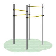 Турник четырехуровневый Romana 501.06.01, фото 1