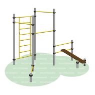 Комплекс турников Romana 501.09.01, фото 1