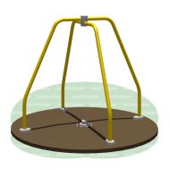 Карусель Romana 108.27.01 жёлтая, фото 1