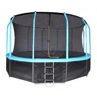 Батут Yarton 16 ft 4,88 м с сеткой и лестницей (синий), фото 1