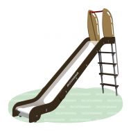 Горка h 1550, скат нержавейка Romana 110.24.00 коричневый, фото 1