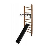 Шведская стенка Бук Стандарт с турником-брусьями и доской для пресса, фото 1