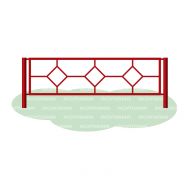 Ограждение металлическое Romana 303.03.00, фото 1