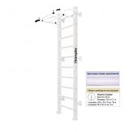 Шведская стенка Kampfer Swedish Wall (№ 6 Жемчужный стандарт белый турник), фото 1