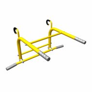 Турник-брусья 2в1 ROMANA ДСКМ-ВО 92.83.00-20 (желтый/лимон), фото 1