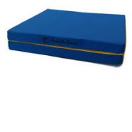 Мат № 8 (100 х 200 х 10) 1 сложение PERFETTO SPORT сине/жёлтый