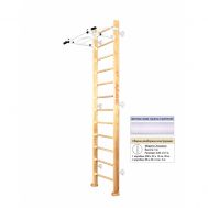 Шведская стенка Kampfer Swedish Wall (№1 Натуральный Высота 3 м белый турник), фото 1