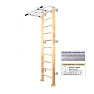 Шведская стенка Kampfer Swedish Wall (№1 Натуральный Стандарт белый антик турник), фото 1