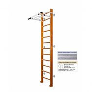 Шведская стенка Kampfer Swedish Wall (№3 Классический Высота 3 м белый антик турник), фото 1