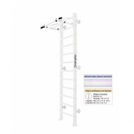 Шведская стенка Kampfer Swedish Wall (№ 6 Жемчужный Высота 3 м турник белый), фото 1