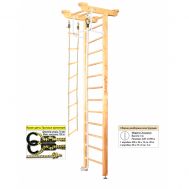 Шведская стенка Kampfer Little Sport Ceiling (№1 Натуральный Высота 3 м), фото 1