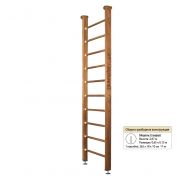 Шведская стенка Kampfer Classic Ceiling (№2 Ореховый Стандарт), фото 1