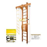 Шведская стенка Kampfer Wooden Ladder Maxi Ceiling (№2 Ореховый Высота 3 м), фото 1