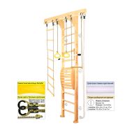 Шведская стенка Kampfer Wooden ladder Maxi Wall (№0 без покрытия Высота 3 м белый), фото 1