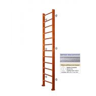 Шведская стенка Kampfer Classic Wall (№4 Вишневый Высота 3 м антик), фото 1