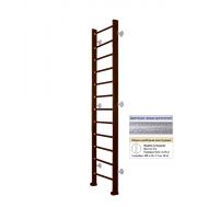 Шведская стенка Kampfer Classic Wall (№5 Шоколадный Высота 3 м антик), фото 1