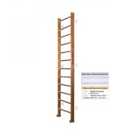 Шведская стенка Kampfer Classic Wall (№2 Ореховый Высота 3 м белый), фото 1