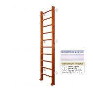 Шведская стенка Kampfer Classic Wall (№4 Вишневый Стандарт белый), фото 1