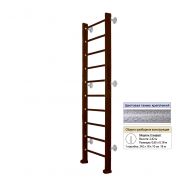 Шведская стенка Kampfer Classic Wall (№5 Шоколадный Стандарт антик), фото 1