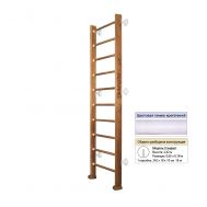 Шведская стенка Kampfer Classic Wall (№2 Ореховый Стандарт белый), фото 1