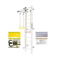 Шведская стенка Kampfer Helena Wall (№6 Жемчужный Высота 3 м белый антик турник), фото 1