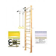 Шведская стенка Kampfer Helena Wall (№1 натуральный Высота 3 м белый турник), фото 1