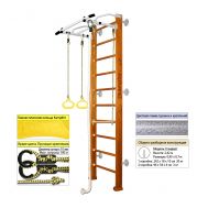 Шведская стенка Kampfer Helena Wall (№3 Классический Стандарт белый антик турник), фото 1