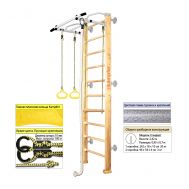 Шведская стенка Kampfer Helena Wall (№1 натуральный Стандарт белый антик турник), фото 1