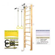 Шведская стенка Kampfer Helena Wall (№1 натуральный Стандарт белый турник), фото 1