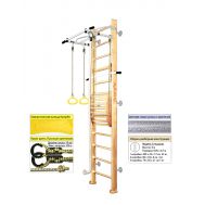 Шведская стенка Kampfer Helena Maxi Wall (№0 без покрытия Высота 3 м белый антик турник), фото 1