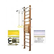 Шведская стенка Kampfer Helena Maxi Wall (№2 Ореховый Высота 3 м белый турник), фото 1