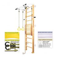 Шведская стенка Kampfer Helena Maxi Wall (№0 без покрытия Стандарт белый турник), фото 1