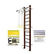 Шведская стенка Kampfer Helena Wall (№5 Шоколадный Высота 3 м белый антик турник), фото 1