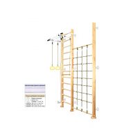 Шведская стенка Kampfer Winner Wall (№0 Без покрытия Высота 3 м белый турник), фото 1