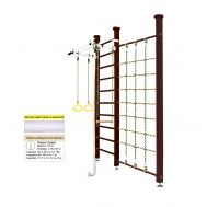 Шведская стенка Kampfer Winner Ceiling (№5 Шоколадный Стандарт белый), фото 1