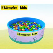 Сухой бассейн Kampfer Kids (розовый + 200 шаров), фото 1