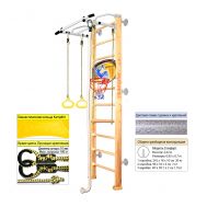 Шведская стенка Kampfer Helena Wall Basketball Shield (№0 без покрытия Стандарт белый антик турник), фото 1