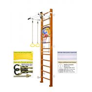 Шведская стенка Kampfer Helena Wall Basketball Shield (№3 Классический Высота 3 м белый антик турник), фото 1