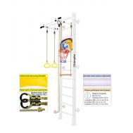 Шведская стенка Kampfer Helena Wall Basketball Shield (№6 Жемчужный Высота 3 м белый турник), фото 1