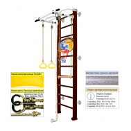 Шведская стенка Kampfer Helena Wall Basketball Shield (№5 Шоколадный Стандарт белый антик турник), фото 1