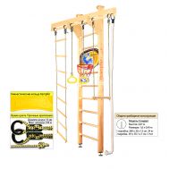 Шведская стенка Kampfer Wooden Ladder Ceiling Basketball Shield (№0 Без покрытия Стандарт), фото 1